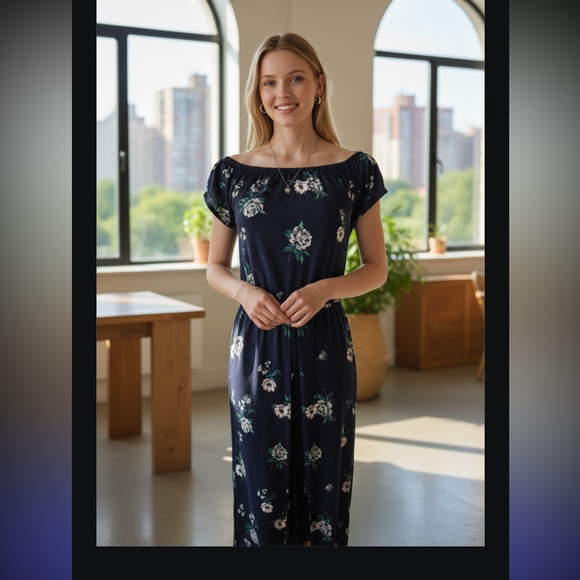 No Comment Dresses & Skirts - No Comment Small Romper dress Blue Dress